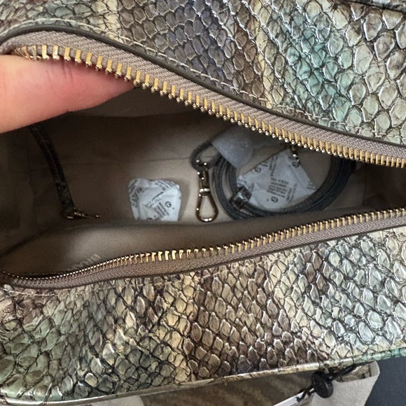 Brahmin Snakeskin Pattern Satchel - Picture 4 of 4